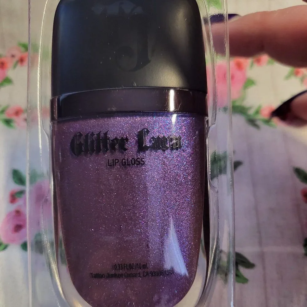 Tattoo Junkee Glitter Lave Lip Gloss